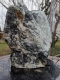 Speckstein; Einzelstck; aus Indien; schwarz-trkis; mit gelb-braun; 10.770 kg