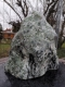 Speckstein; Einzelstck; aus Indien; schwarz-trkis; 8.550 kg