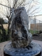 Speckstein; aus Brasilien; Einzelstck; grn mit Streifen; 15.710 kg